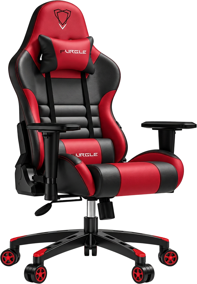 FURGLE gaming chair in Black / Red